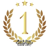 Rock Star Genealogist Gold 2017.